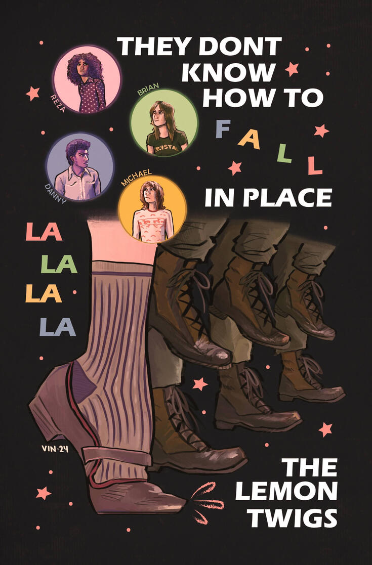 “They Don’t Know How To Fall In Place” Poster Design